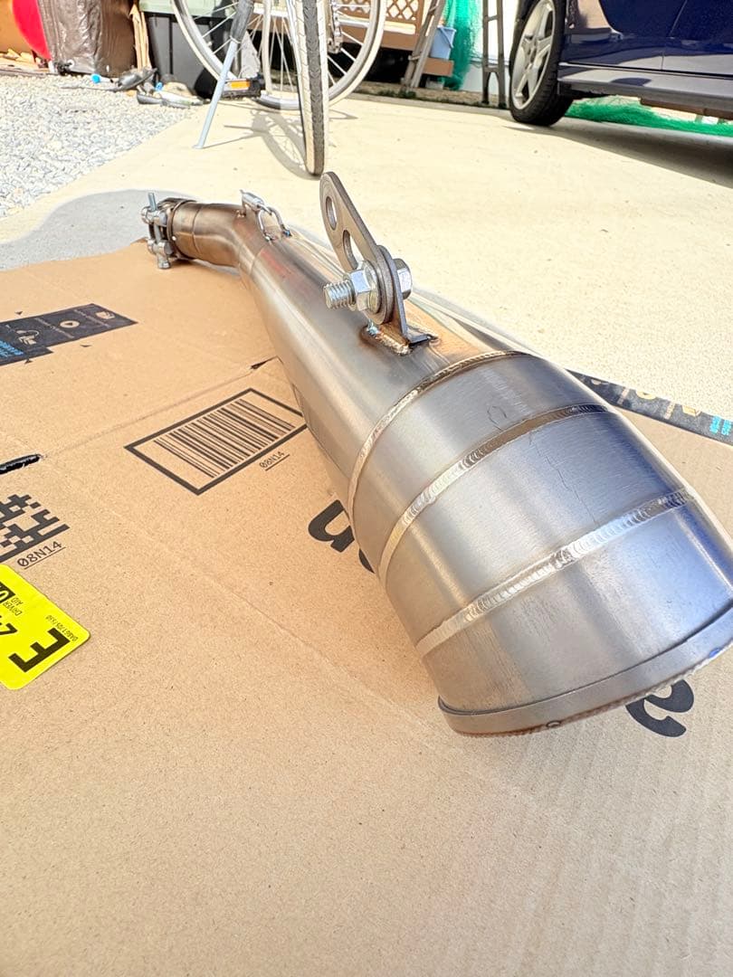 GSX-S750. スリップオンステンレス マフラー　LCIレーシング