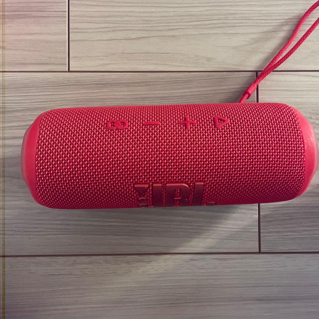 美品　JBL FLIP6 赤　ワイヤレススピーカー防水機能