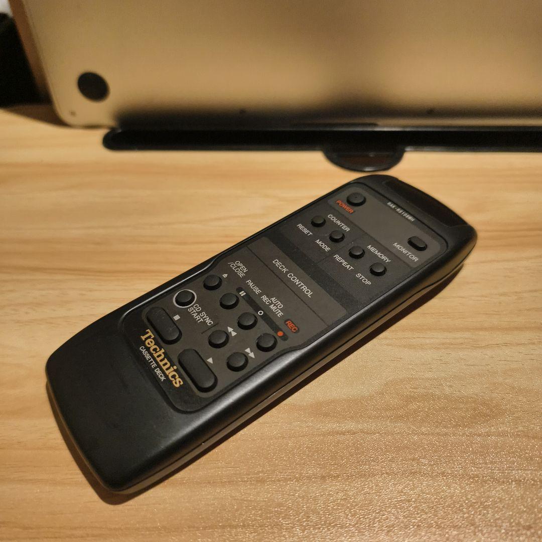 Technics テクニクス カセットデッキ用リモコン RAK-RS108WH
