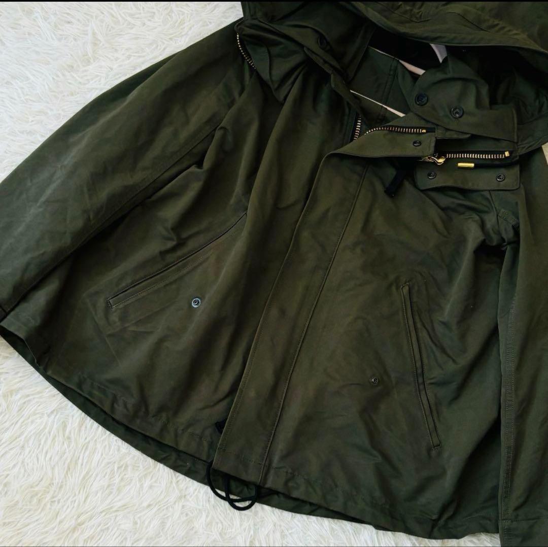 お値下げ中　美品　ザリラクス　モッズコート38　21SS カーキ 人気定番モデル