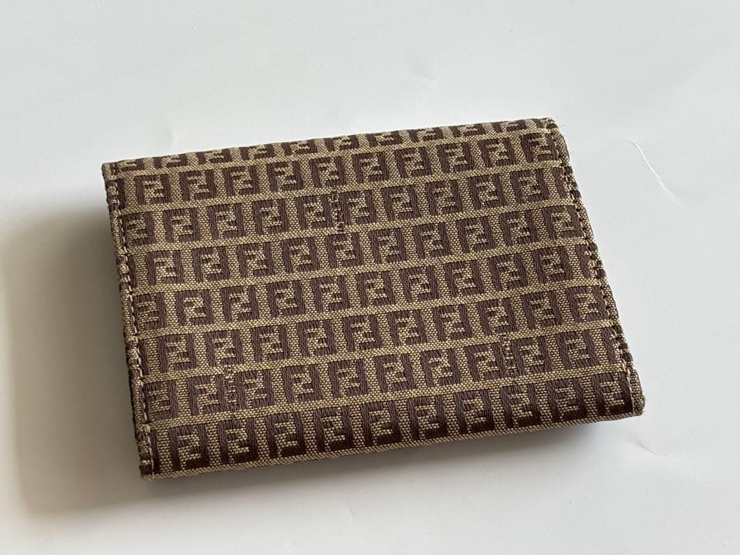 FENDI フェンディ ズッカ 名刺入れ カードケース ヴィンテージ