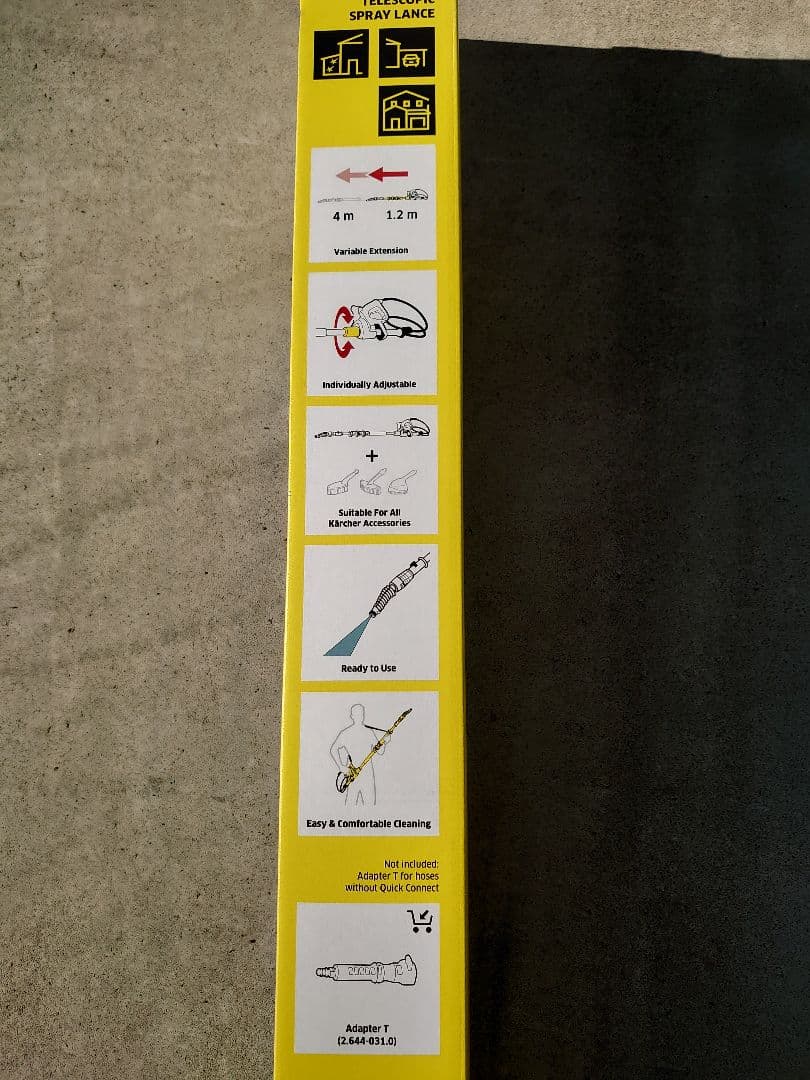 値下げ　ケルヒャー　高圧洗浄機用延長パイプ 1.20m-4m　外壁洗浄