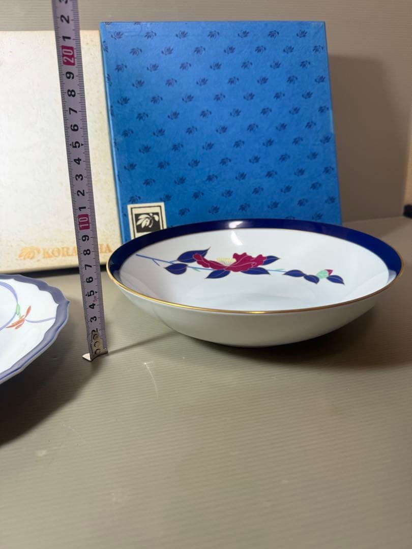 2850 香蘭社　皿1客　鉢1客　未使用