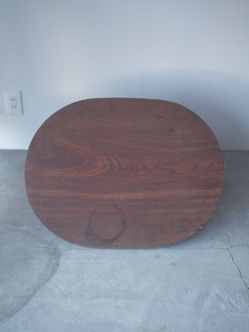 ちゃぶ台　ローテーブル　折り畳み　机　古家具　古道具　アンティーク　昭和レトロ