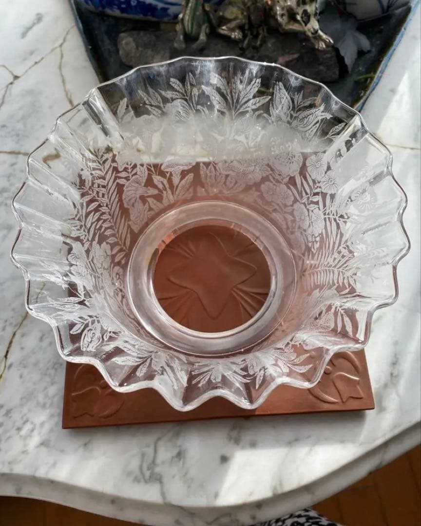 アンティーク　ビクトリアン　ガス燈　ガラスシェード　ペンダントライト灯具付き