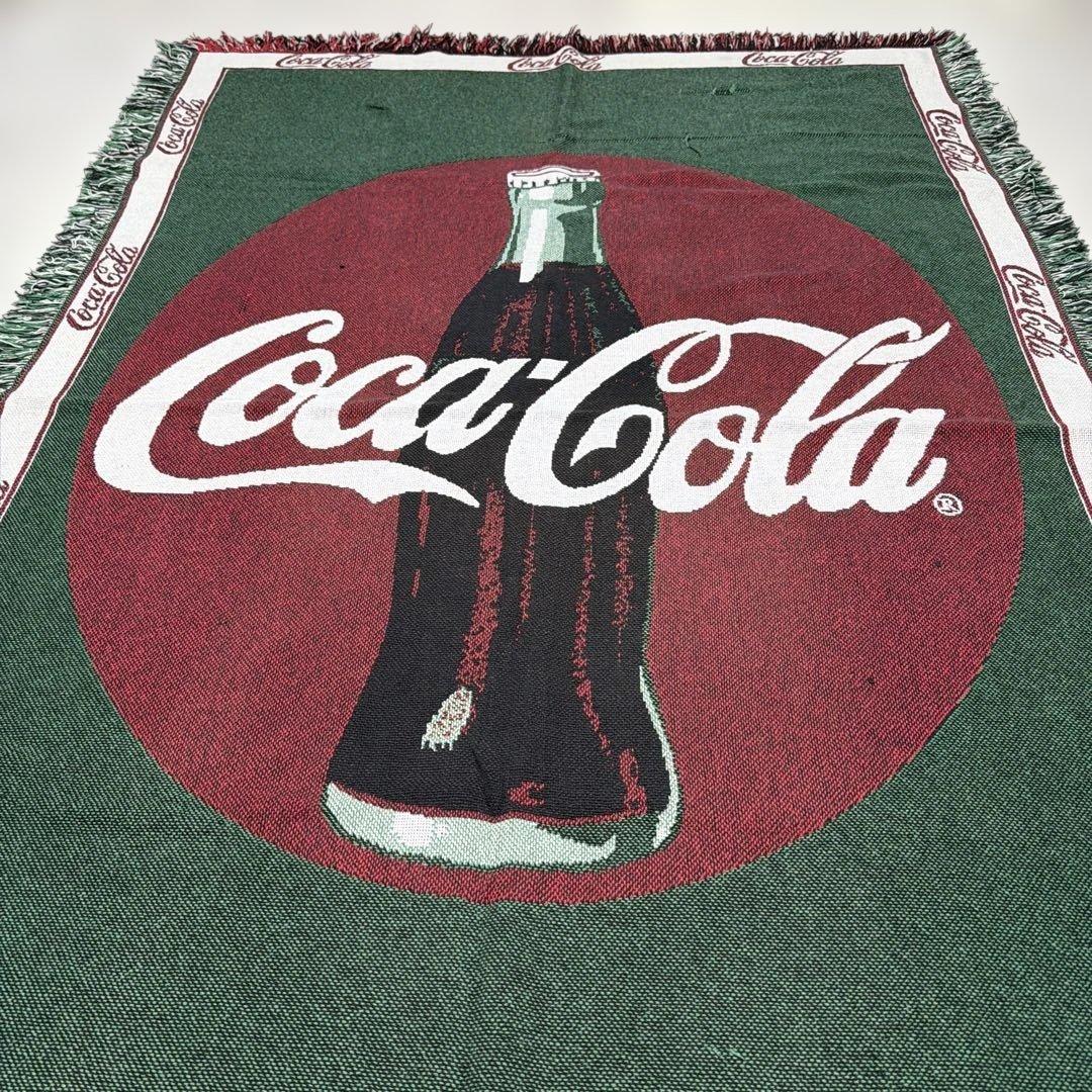 コカコーラ　マルチカバー　ソファカバー　ヴィンテージラグ　180x122