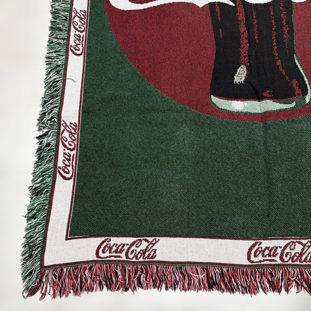 コカコーラ　マルチカバー　ソファカバー　ヴィンテージラグ　180x122