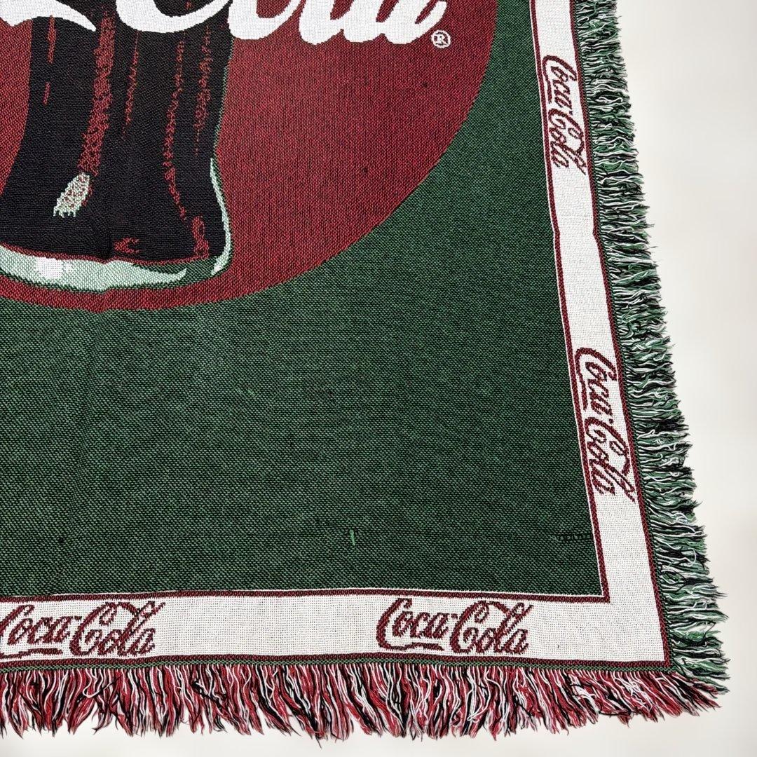 コカコーラ　マルチカバー　ソファカバー　ヴィンテージラグ　180x122
