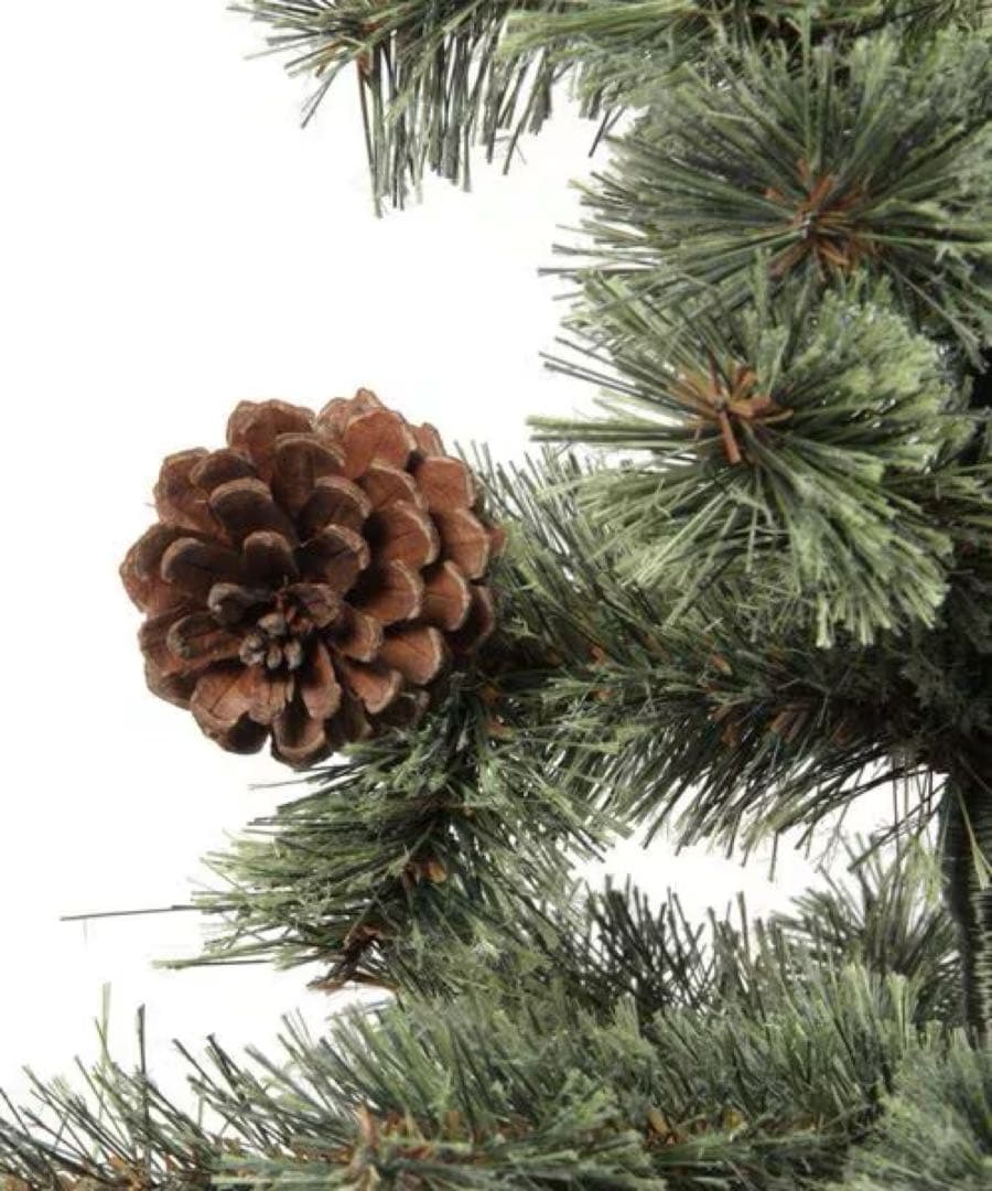 FILA　150cm人工クリスマスツリー 赤と金のオーナメント