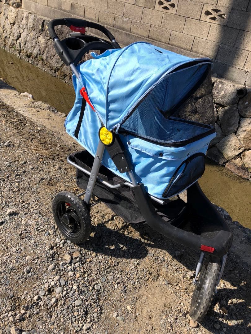 ペットカート ベビーカー バギー 犬 猫 多頭 犬/輪犬ケージ (B36)