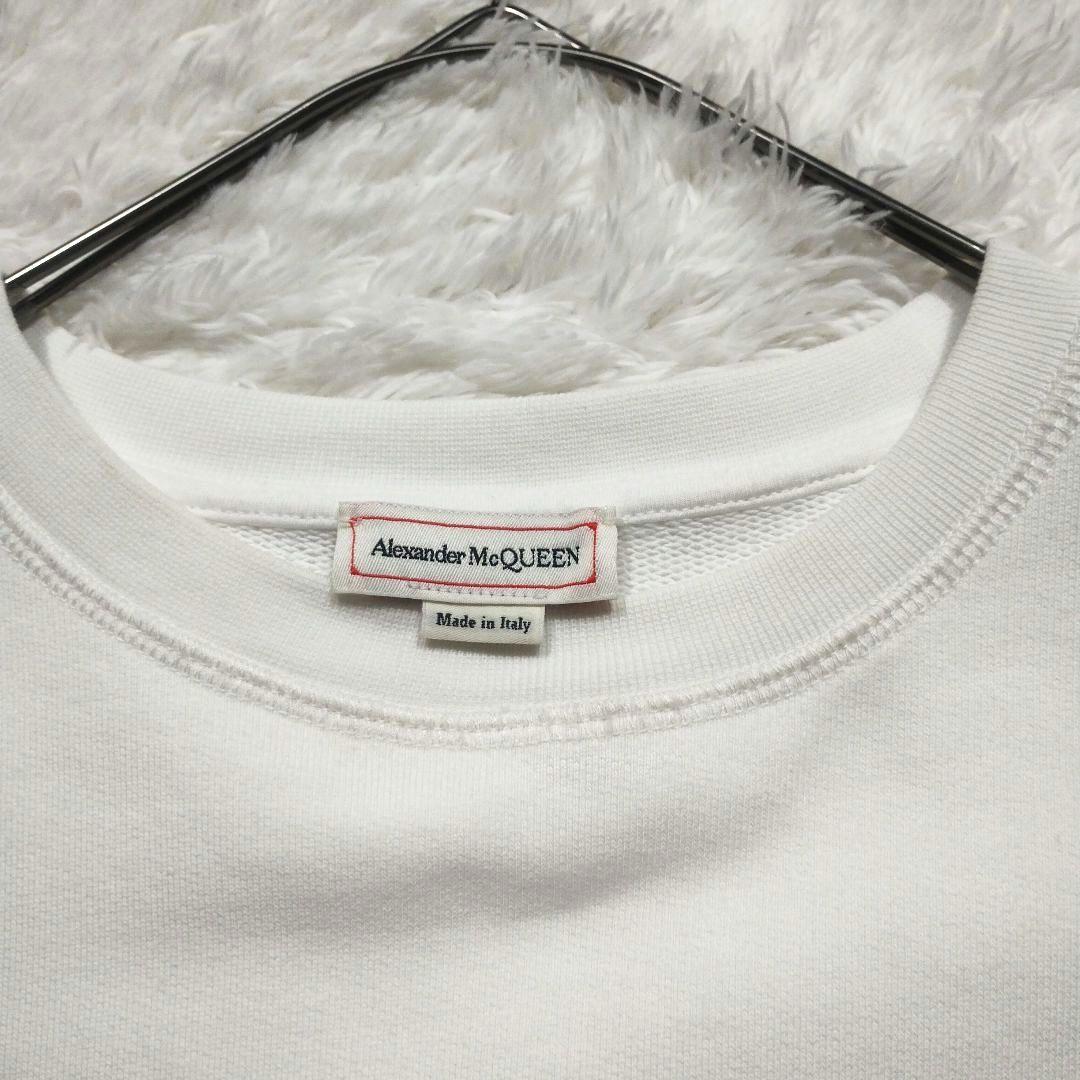 美品◎ALEXANDER McQUEEN　スウェット　英字ロゴ　白　ユニセックス