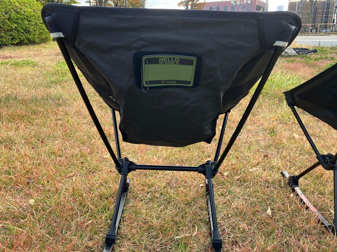 ヘリノックス タクティカルチェア 2個セット ブラック　ロッキングフット付き