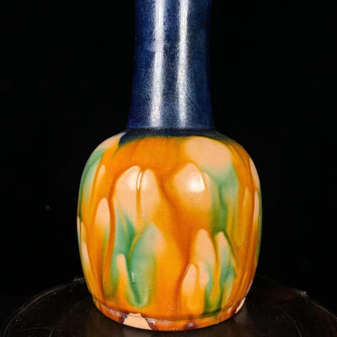 中国古美術・旧蔵の磁器・三彩の紙槌瓶・陶芸・置物・茶道具・書道・文房具·花瓶