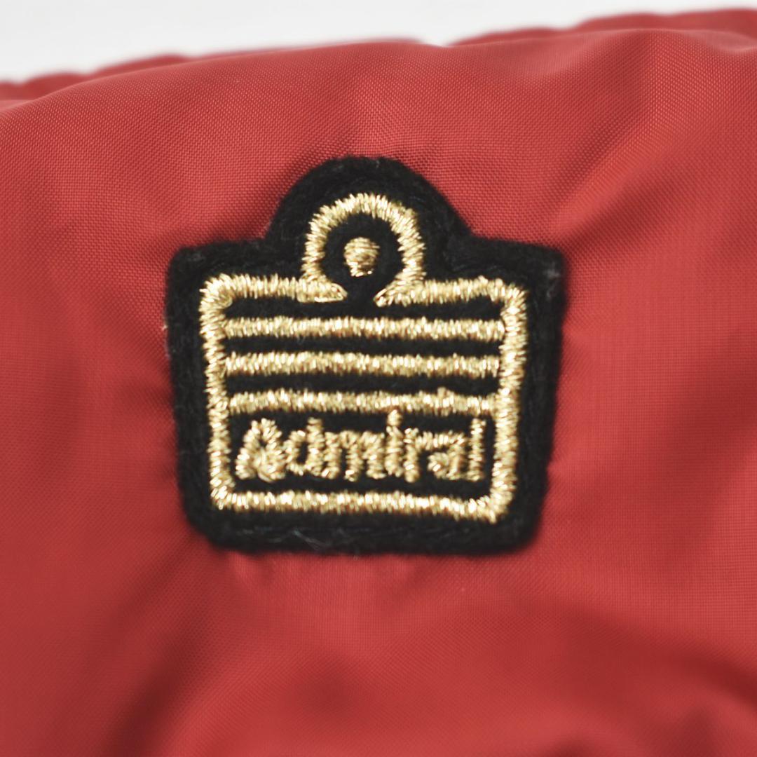 アドミラル 中綿 キルティング リバーシブル ベスト L ワインレッド