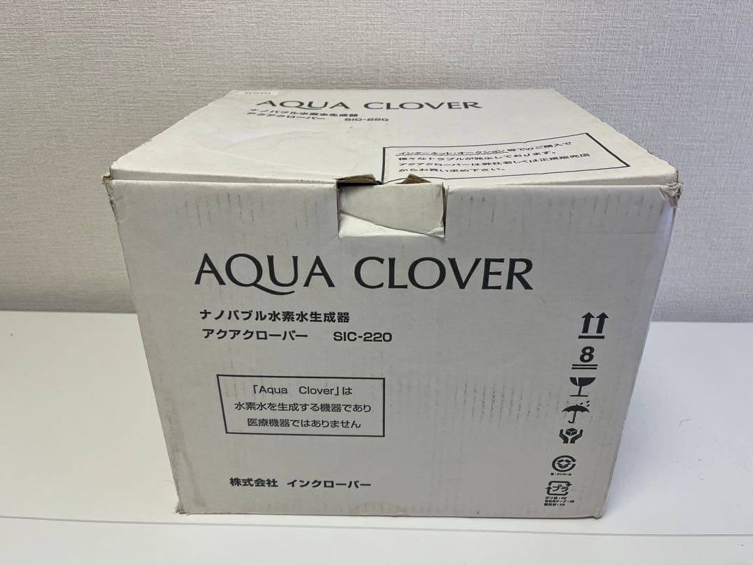 AQUA CLEANER ポット型浄水器 クリーム色 約1.2L