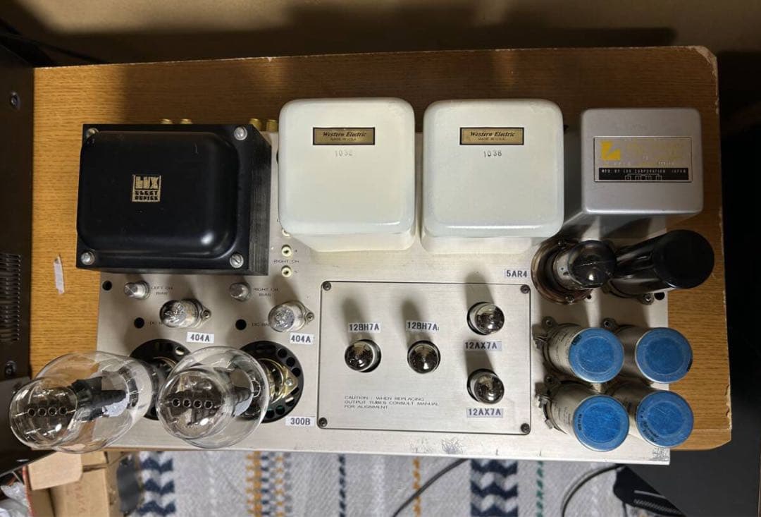 は*ん様 WESTERN ELECTRIC 300B アンプ音出ず　不良品　返品