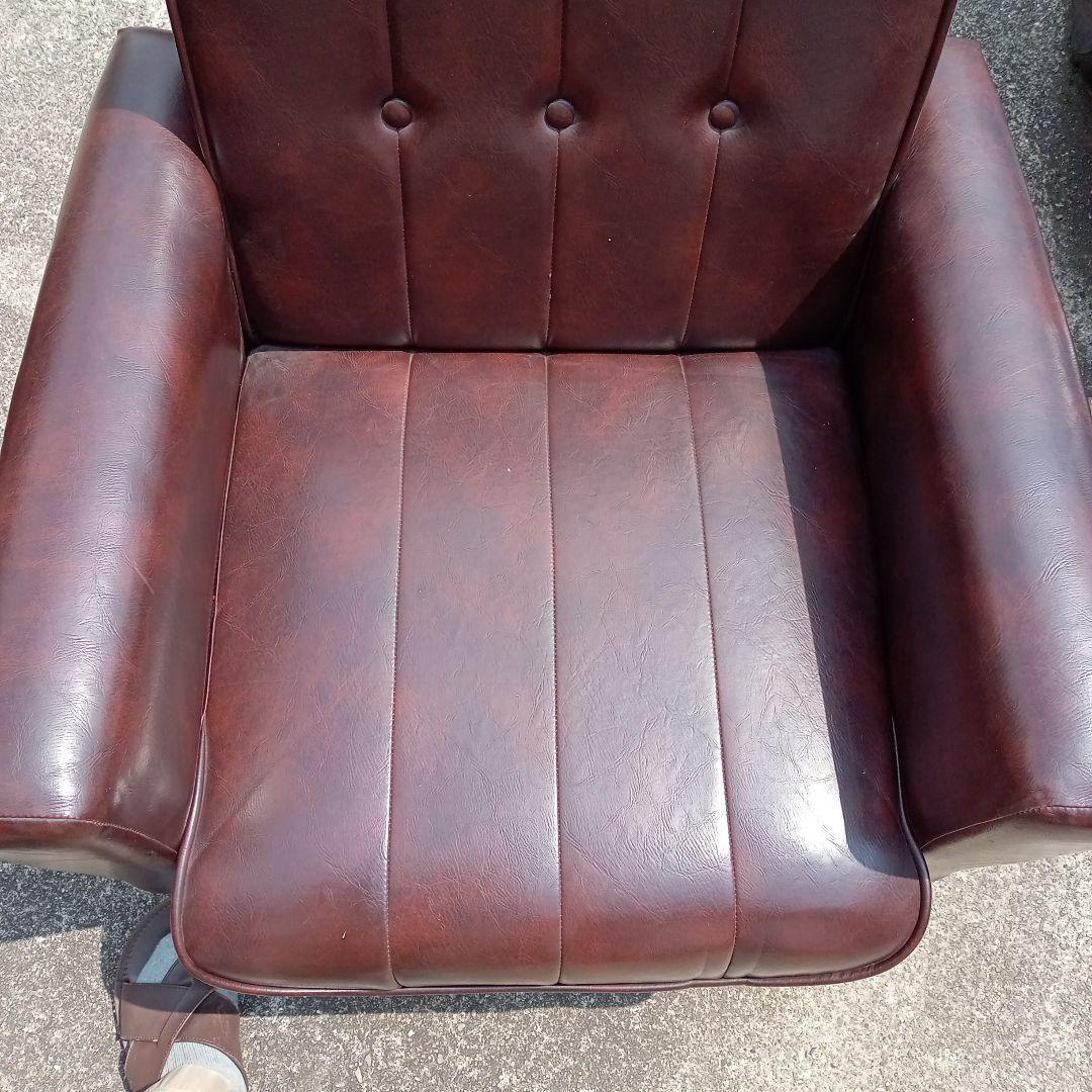 70s昭和レトロ　1人掛け　ソファー　ビンテージ