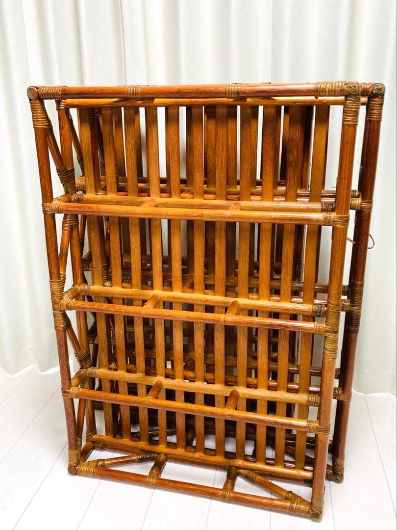 ラタンベッドフレーム　藤　インテリア　すのこ