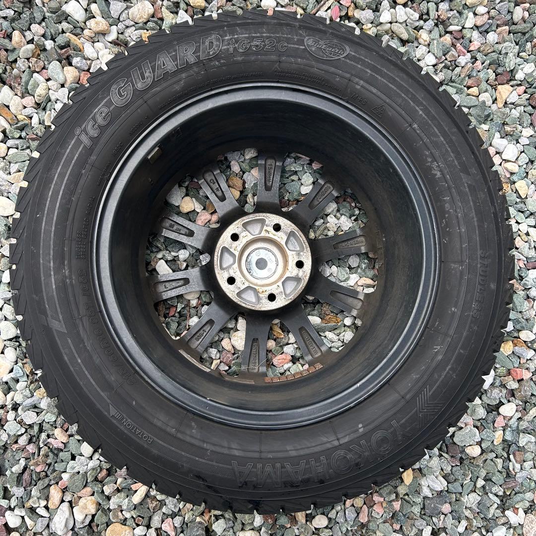 【4本同時購入必須④/4】 ヨコハマスタッドレス ホイール付き215/60R16