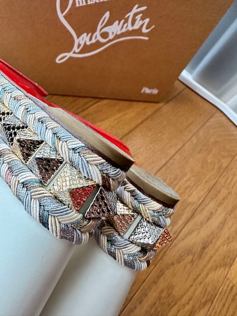 クリスチャンルブタン　ウェッジサンダル　36