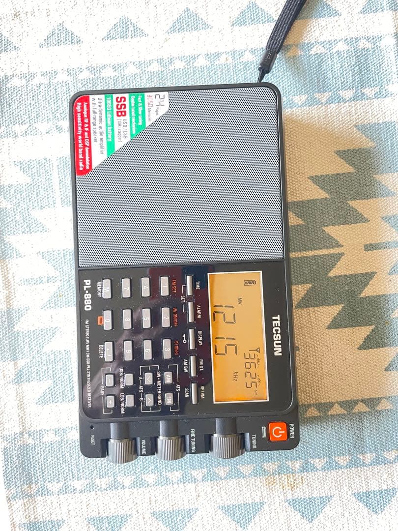 Tecsun PL880 bclラジオ 短波ラジオ