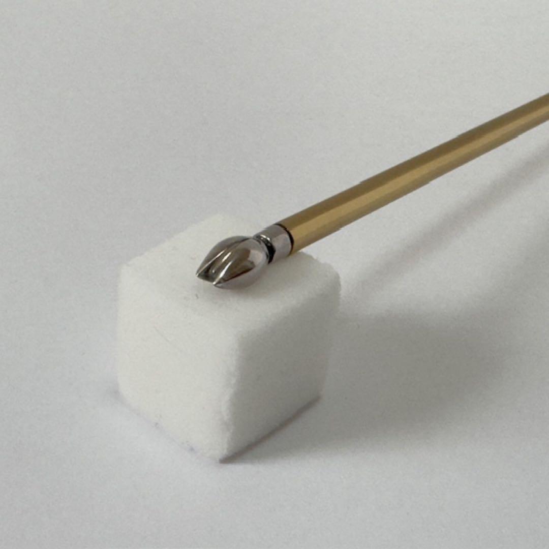 茶道具 鵬雲斎好写 南鐐 桐の実頭 飾火箸 木村清雲 火箸 共箱 銀 茶道