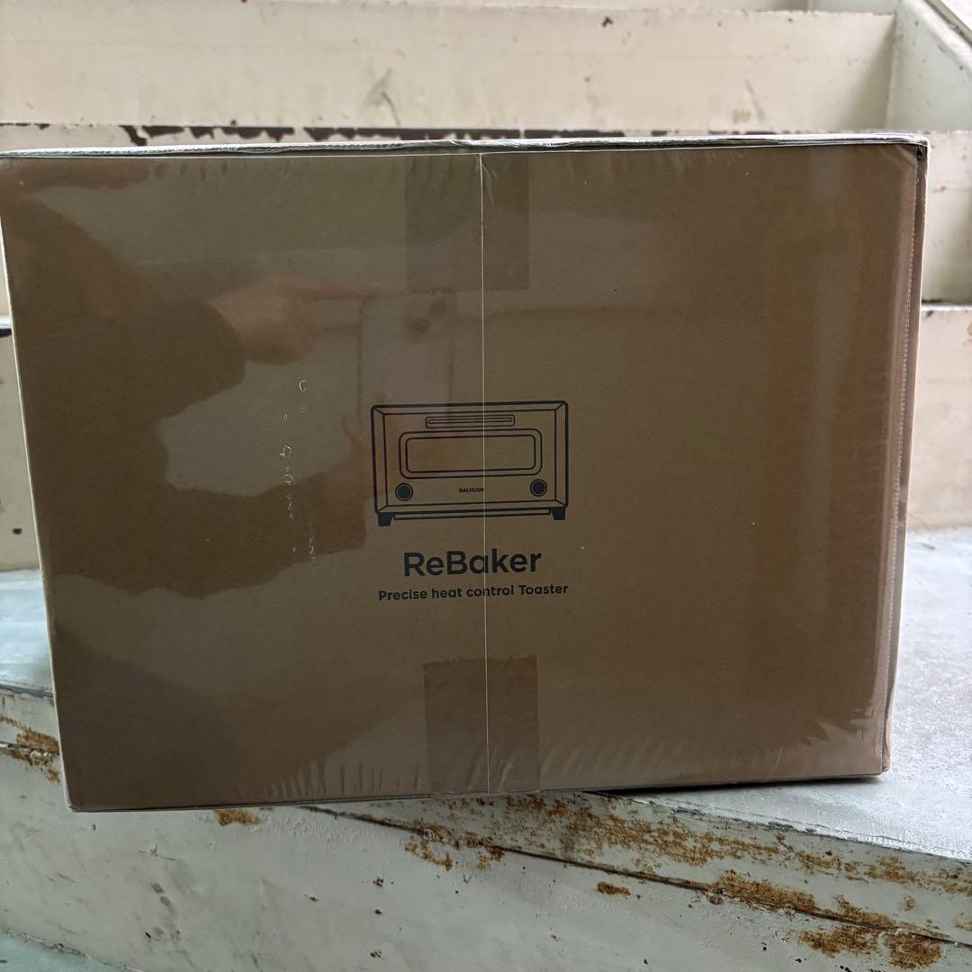 【新品未開封】バルミューダ ReBaker KTT01JP-BKリベイカー（黒）