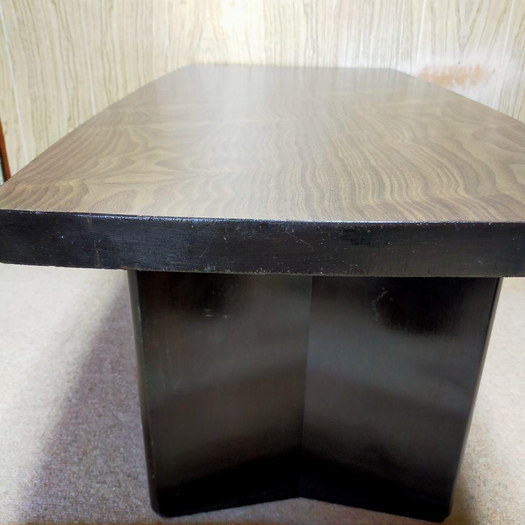 センターテーブル　ローテーブル　アンティーク　昭和レトロ　重厚感　発送たのメル便