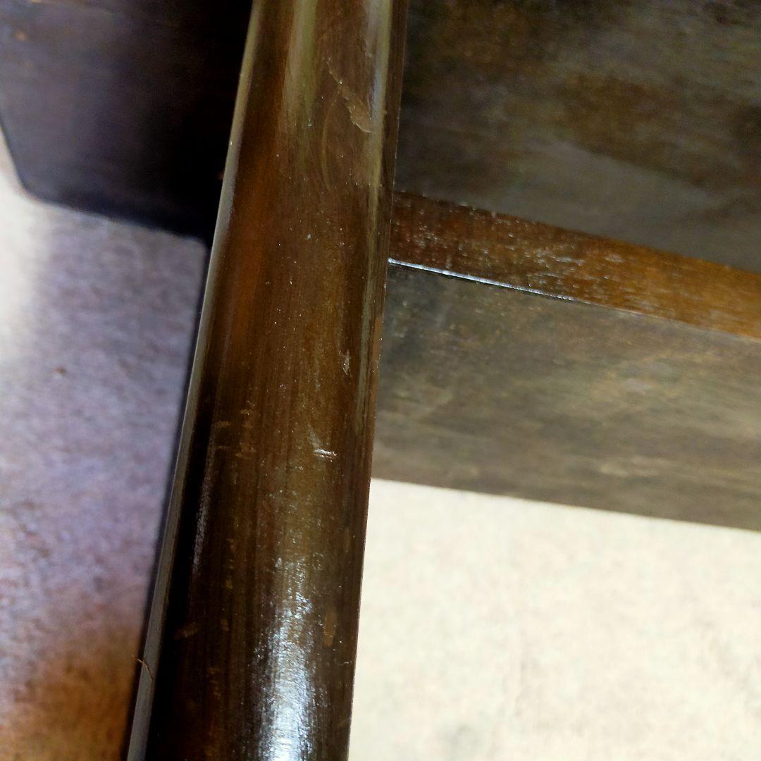 センターテーブル　ローテーブル　アンティーク　昭和レトロ　重厚感　発送たのメル便