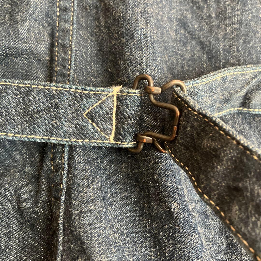 シュガーケーン size38 ウォバッシュ　ワークベスト　インディゴ