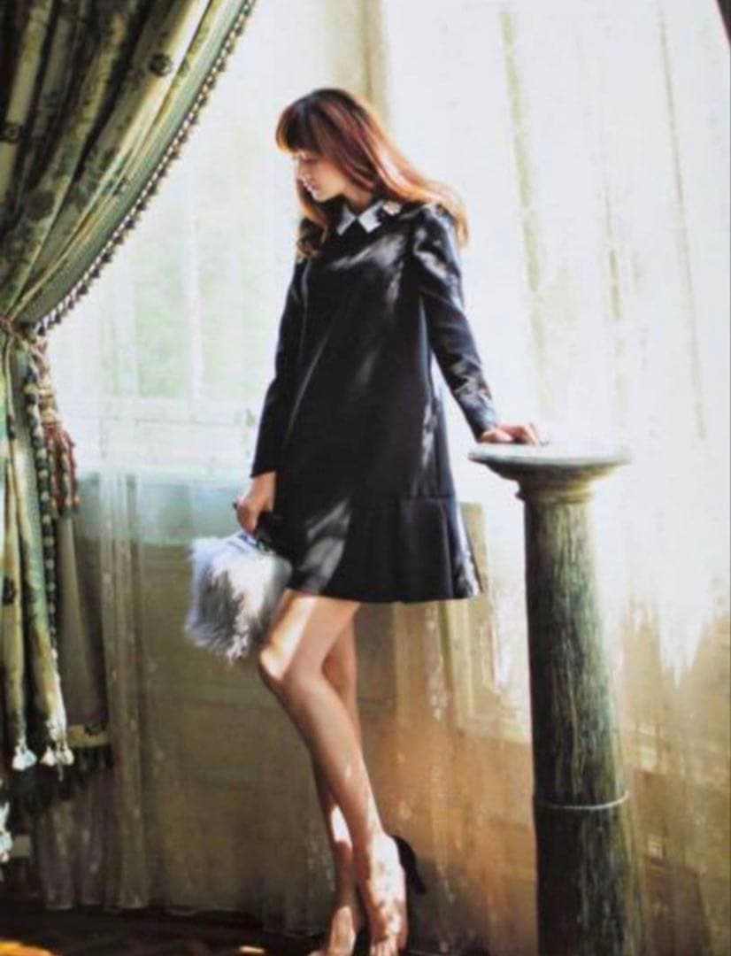 希少サイズ フォクシーニューヨーク プライベート ノワール ワンピース‪‪ 42