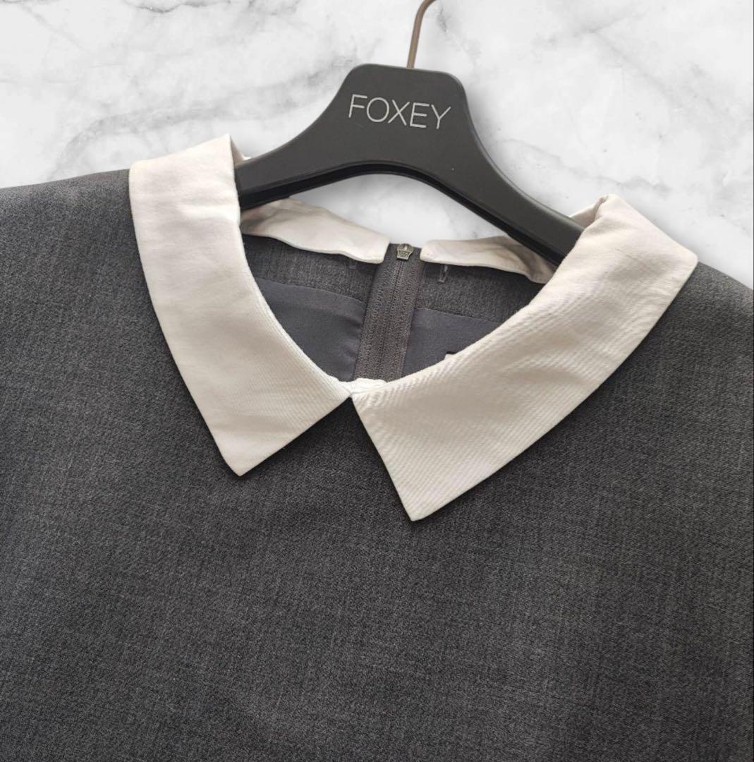 希少サイズ フォクシーニューヨーク プライベート ノワール ワンピース‪‪ 42