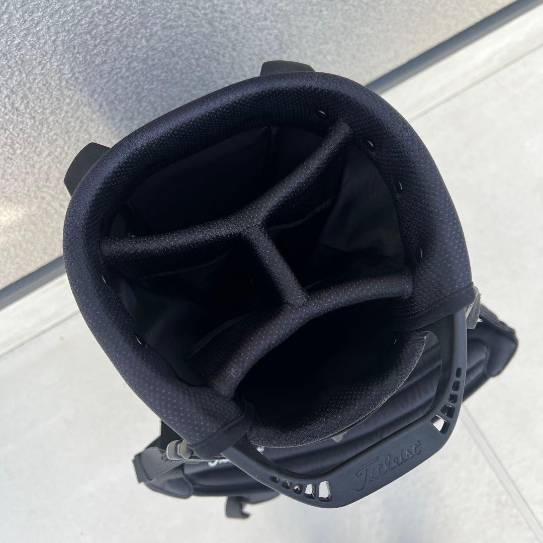 TITLEIST タイトリスト　キャディバッグ 未使用　ブラック　ナイロン　黒