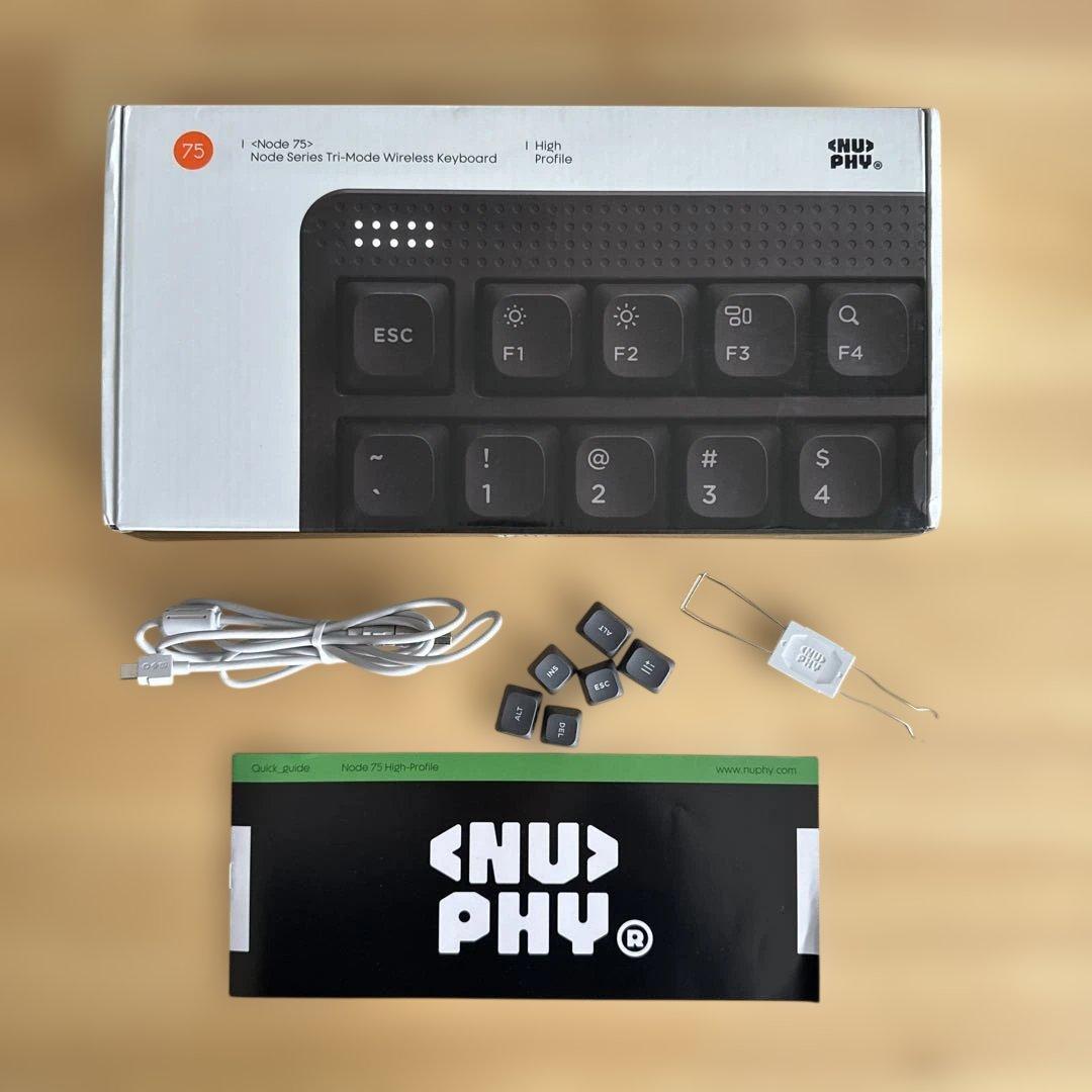 【使用3,4日｜定価¥17,600】NuPhy Node75 ハイプロファイル