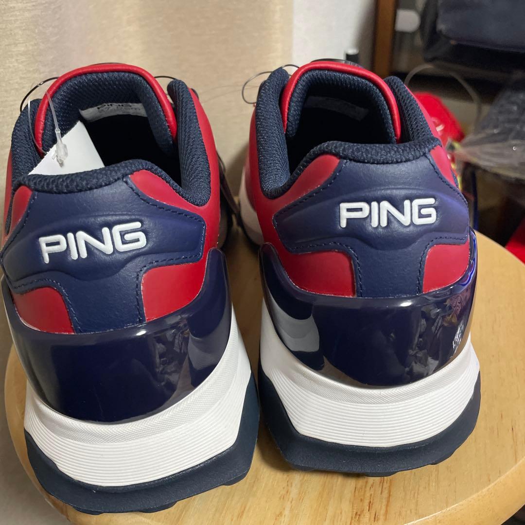 新品未使用】PING ゴルフシューズ 27.0cm レッド