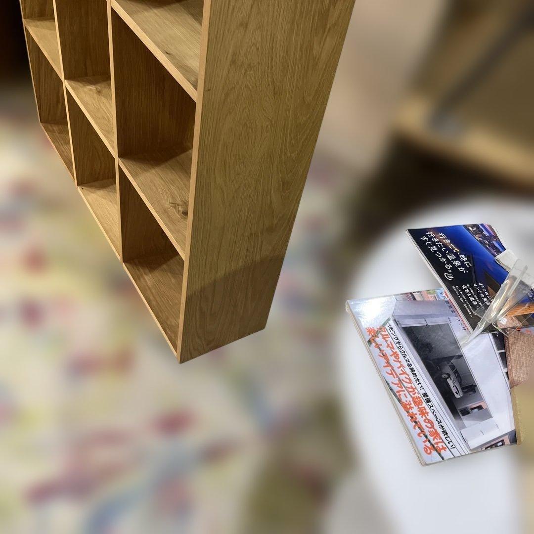 【無印良品】スタッキングシェルフ◆15マスラック◇オーク材