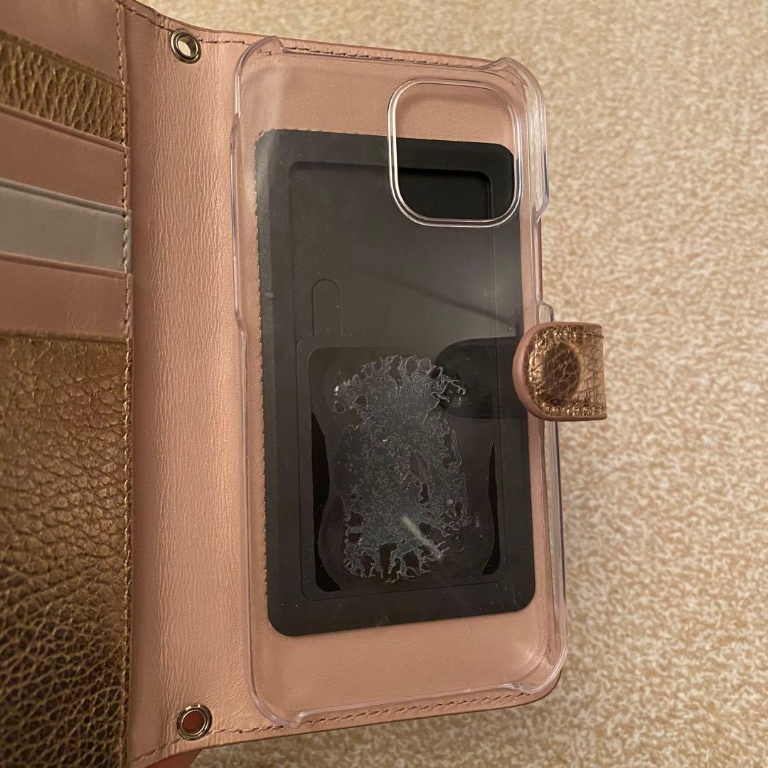 【未使用！即購入可！】サロンドアルファード 多機種対応 手帳型スマホケース ロゼ