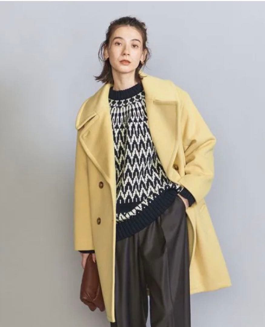 UNITED ARROWS ピーコート ハミルトンウール ミドル丈 冬