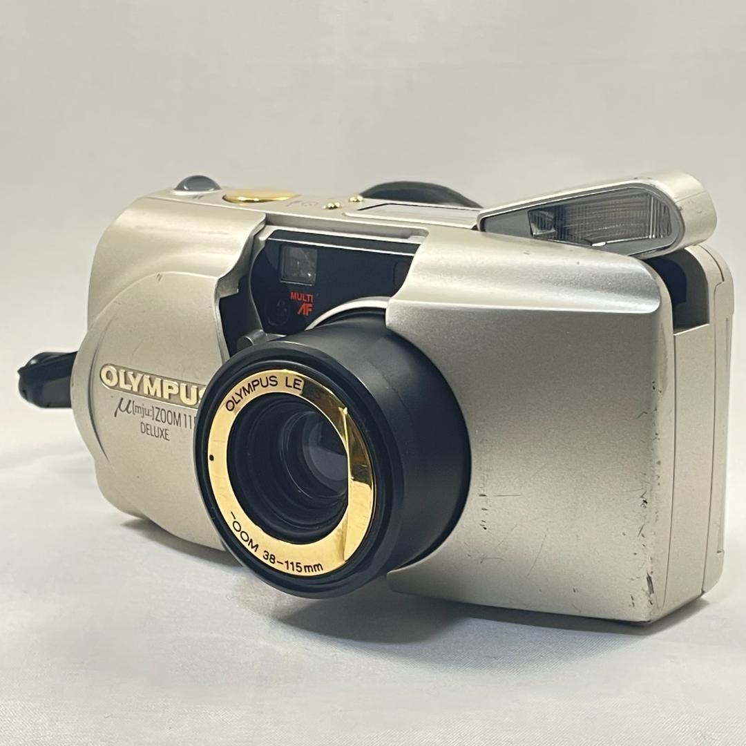 【動作確認済】OLYMPUS μ ZOOM 115 DELUXE フィルムカメラ
