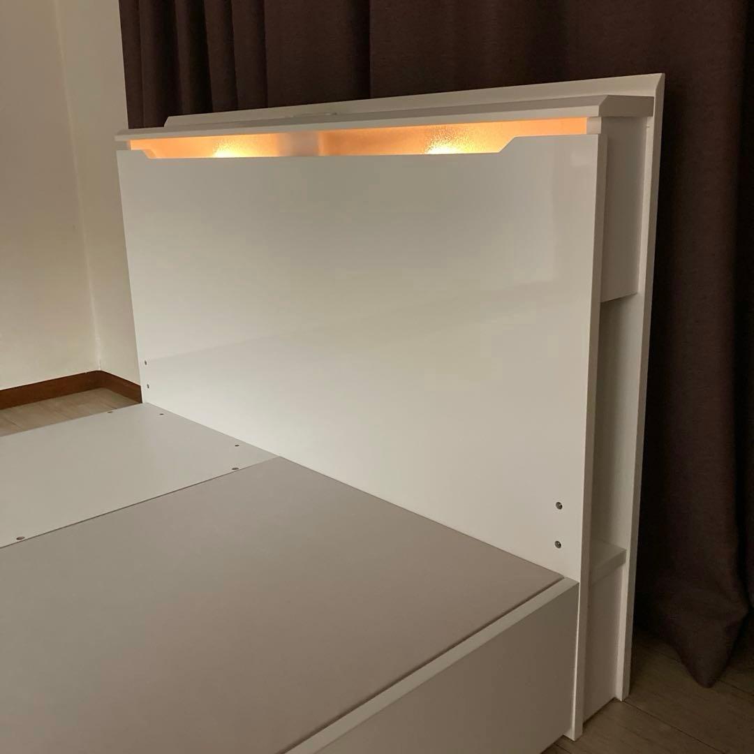 【自社配送エリア限定販売】ニトリ/多機能セミダブルサイズベッドフレーム①