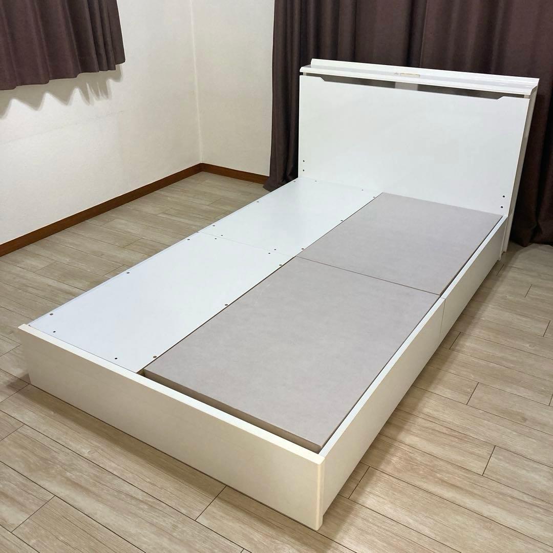 【自社配送エリア限定販売】ニトリ/多機能セミダブルサイズベッドフレーム①