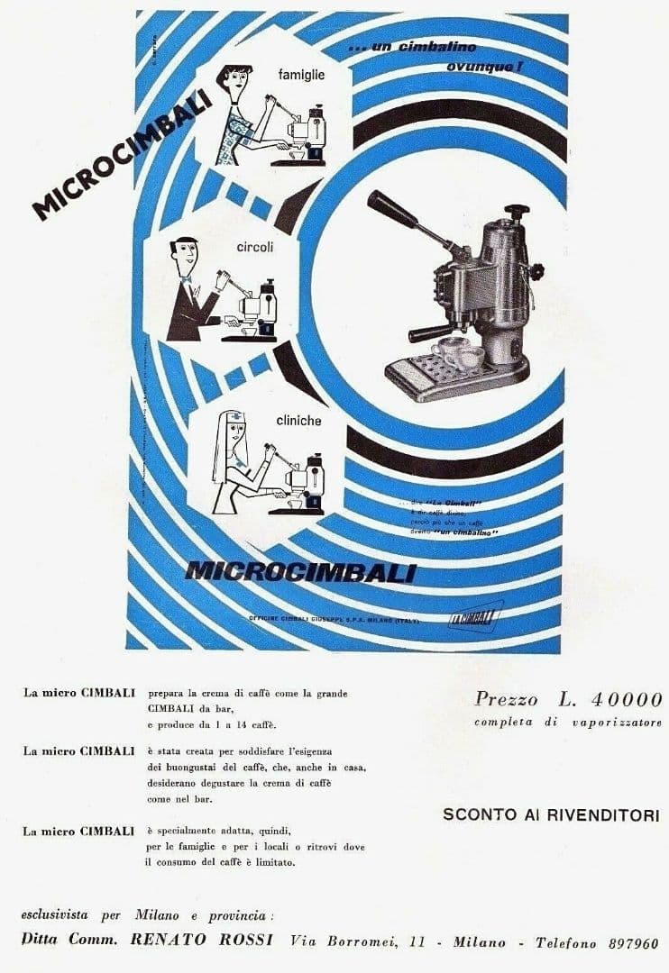 1960s La Cimbali “ microcimbali ” v2.0