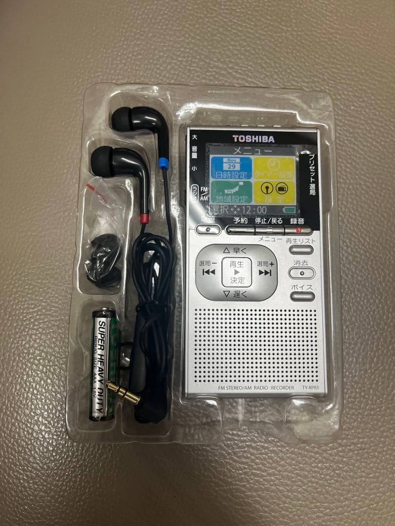 TOSHIBA TY-RPR1 FM/AMラジオ