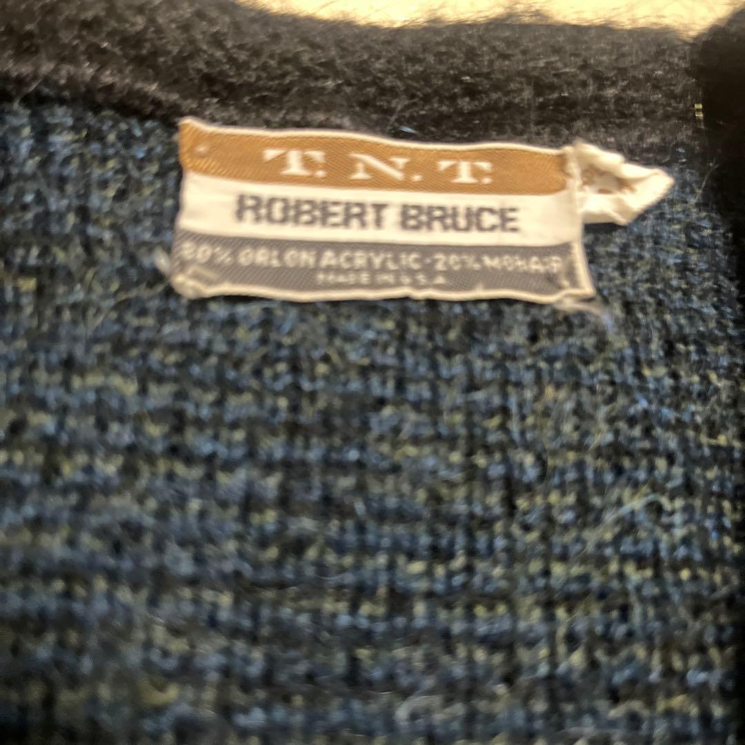 古*男様 60's USA製 ROBERT BRUCE Vネックモヘアセーター
