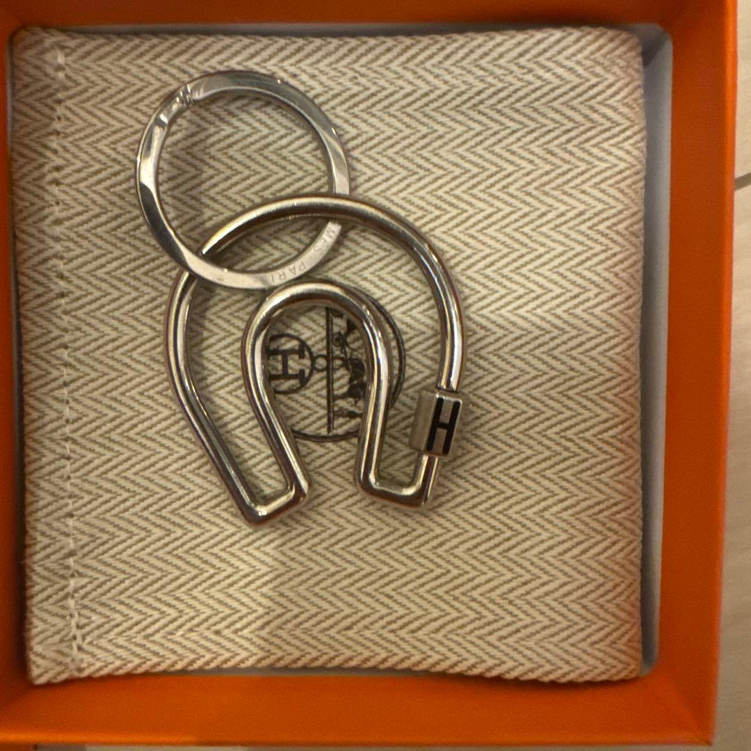 HERMES フェールアシュヴァル　キーホルダー　正規店カード付