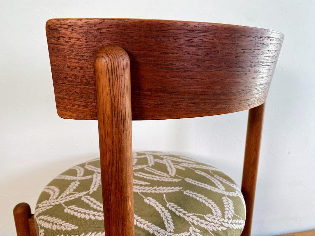 最終 希少 70s 山口木材工芸 チーク×オーク ヴィンテージチェア 仕上済 ②