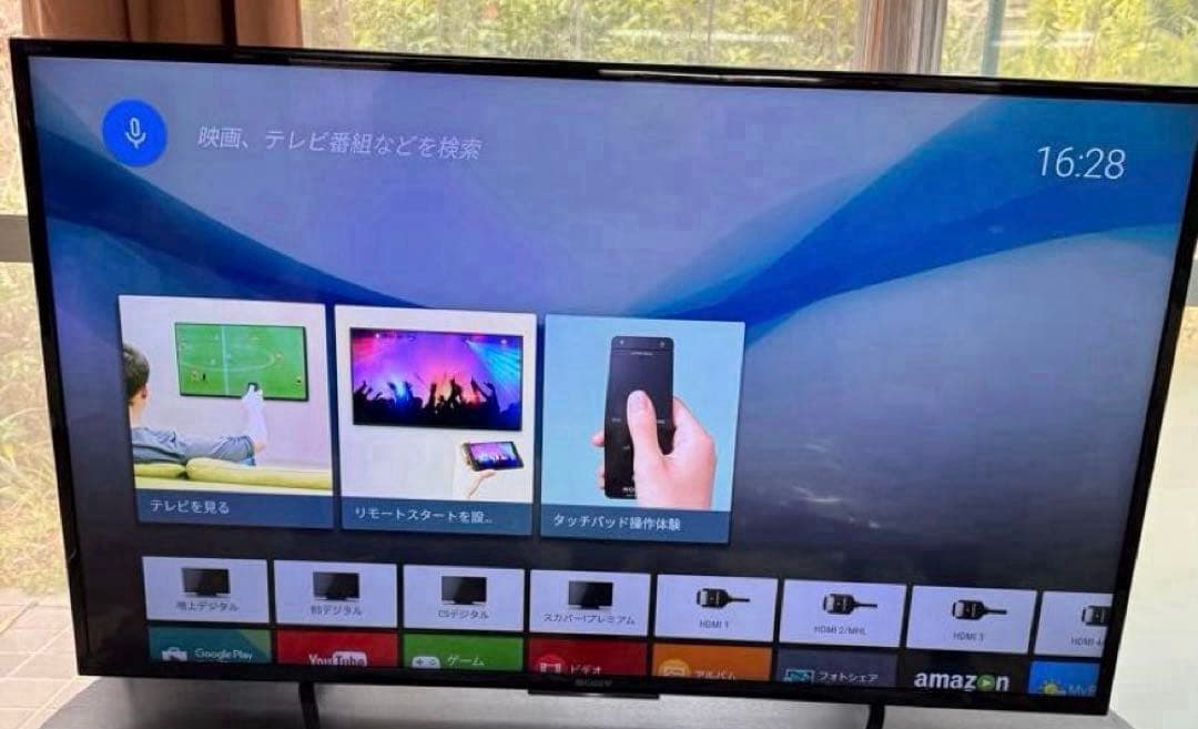 SONY BRAVIAソニー液晶テレビ 49V型KJ-49X8000C