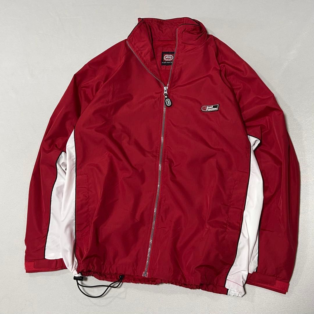 00s Ecko ナイロン セットアップ ドローコード ラメ入り ジャージ B系