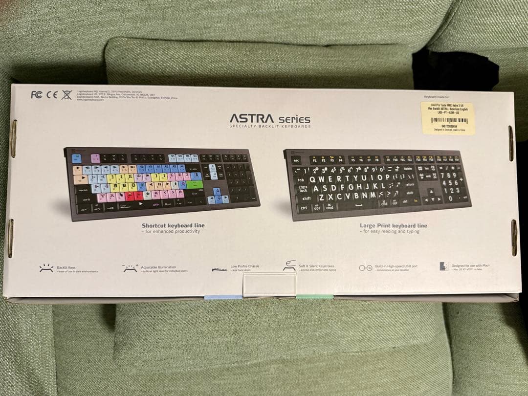 キーボード Logickeyboard Pro Tools ASTRA2 Mac