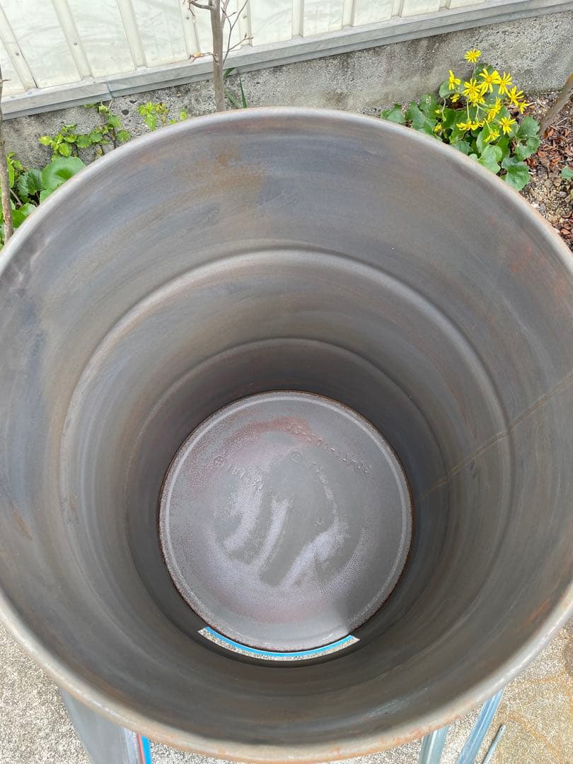 ドラム缶 焼却炉 オープンタイプ 蓋あり